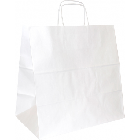 Torba papierowa 30x17x34 biała