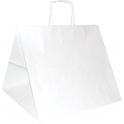 Torba papierowa 36x33x32 biała "pizza bag"