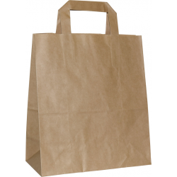 Torba papierowa 22x11x25 brązowa