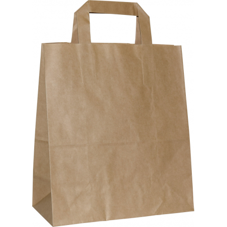 Torba papierowa 22x11x25 brązowa